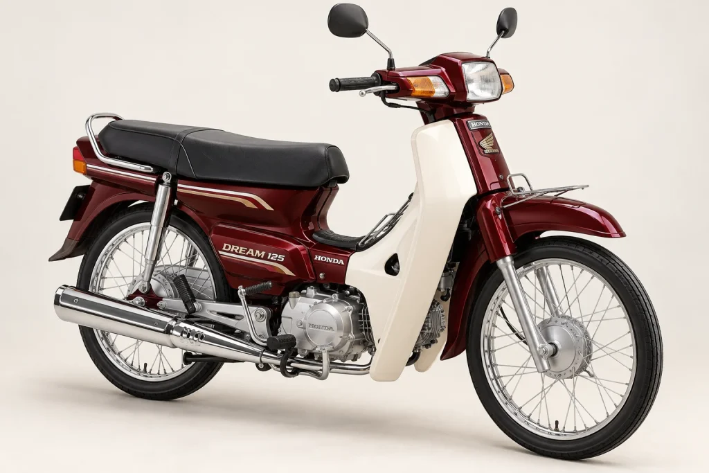 Honda Dream — ảnh minh họa phong cách showroom