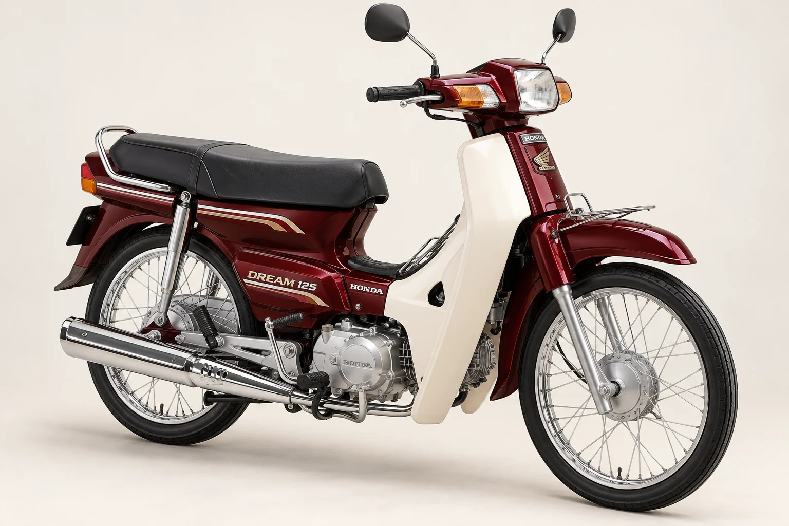 Honda Dream — ảnh minh họa phong cách showroom
